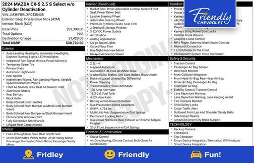 2024 Mazda CX-5 2.5 S Select Package