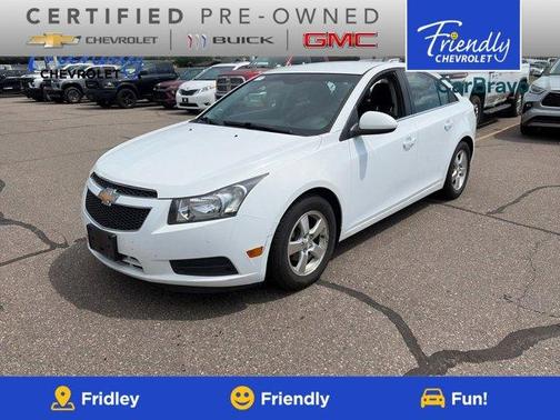 Summit White 2014 Chevrolet Cruze 1LT