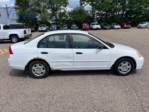 Taffeta White 2001 Honda Civic LX