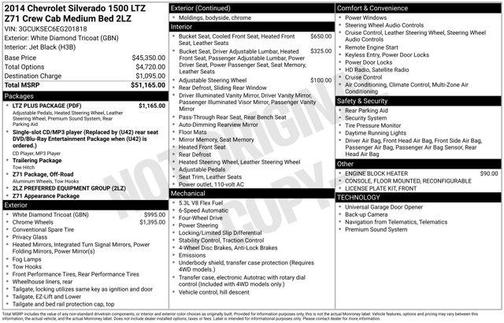 2014 Chevrolet Silverado 1500 2LZ