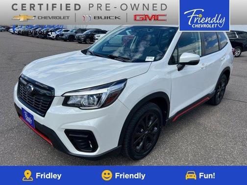 Crystal White Pearl 2019 Subaru Forester Sport