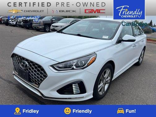 Quartz White Pearl 2019 Hyundai SONATA SEL