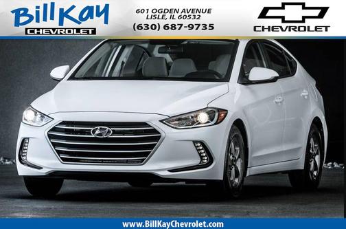 Quartz White Pearl 2017 Hyundai ELANTRA Limited