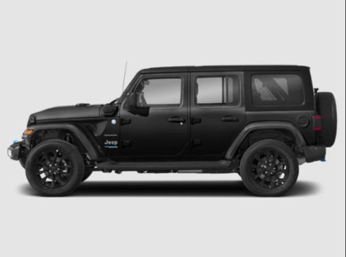 Black Clearcoat 2023 Jeep Wrangler 4xe Sahara