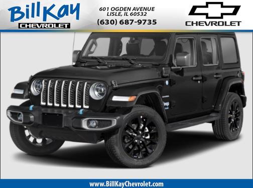 Black Clearcoat 2023 Jeep Wrangler 4xe Sahara