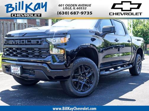 Black 2026 Chevrolet Silverado 1500 Custom Trail Boss