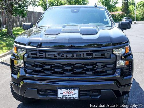 Black 2026 Chevrolet Silverado 1500 Custom Trail Boss