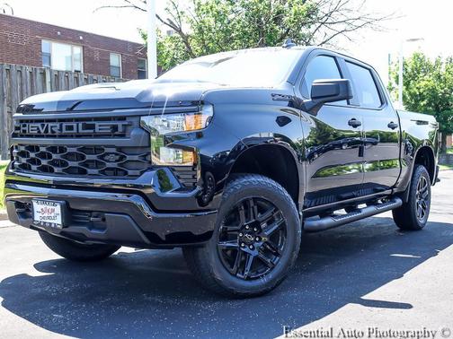 Black 2026 Chevrolet Silverado 1500 Custom Trail Boss