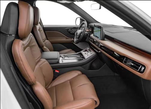 White Metallic 2024 Lincoln Aviator Black Label AWD
