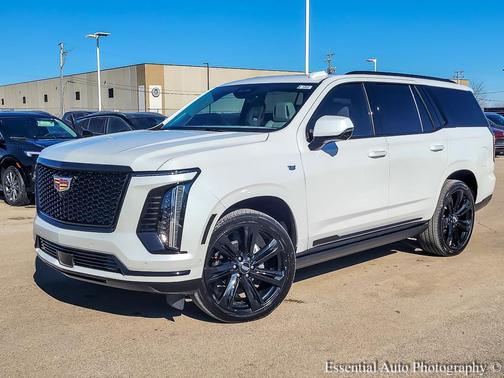 Crystal White Tricoat 2025 Cadillac Escalade Sport Platinum