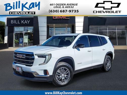 Summit White 2025 GMC Acadia AWD Elevation