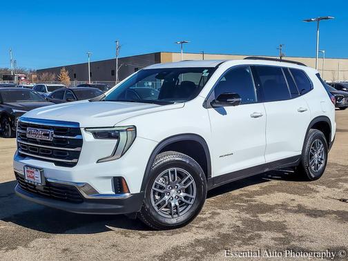 Summit White 2025 GMC Acadia AWD Elevation