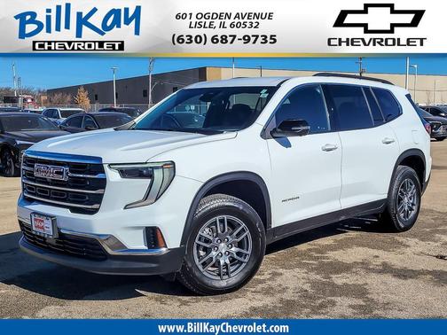 Summit White 2025 GMC Acadia AWD Elevation