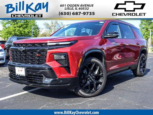 Radiant Red Tintcoat 2024 Chevrolet Traverse RS