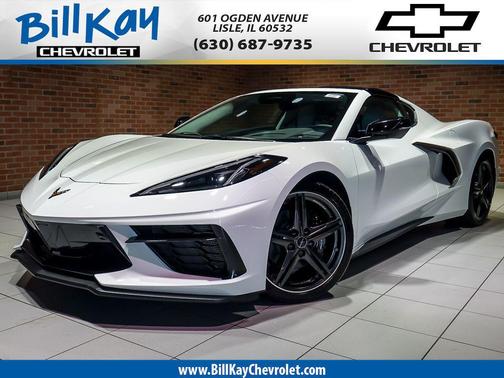 Arctic White 2024 Chevrolet Corvette Stingray w/3LT
