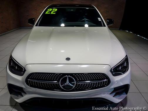 White 2022 Mercedes-Benz E-Class 4MATIC