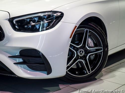 White 2022 Mercedes-Benz E-Class 4MATIC