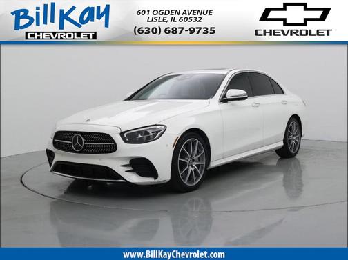 White 2022 Mercedes-Benz E-Class 4MATIC