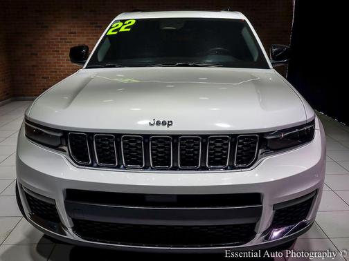 Bright White Clearcoat 2022 Jeep Grand Cherokee L Limited