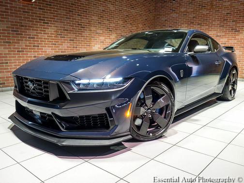 Blue 2024 Ford Mustang Dark Horse Fastback