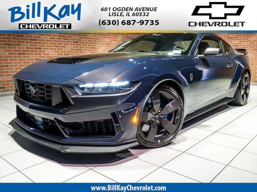 Blue 2024 Ford Mustang Dark Horse Fastback