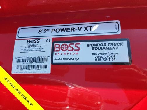 2022 RAM 2500 Tradesman Regular Cab 4x4 8' Box