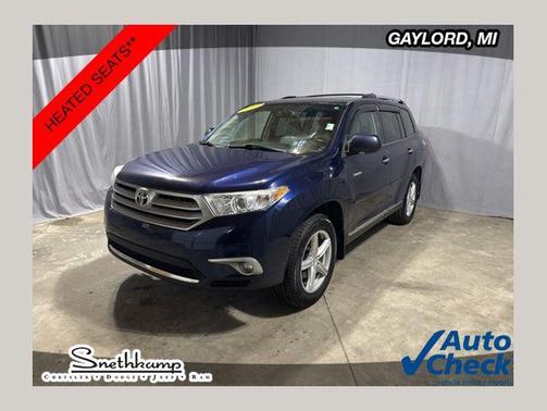 Blue 2012 Toyota Highlander Limited