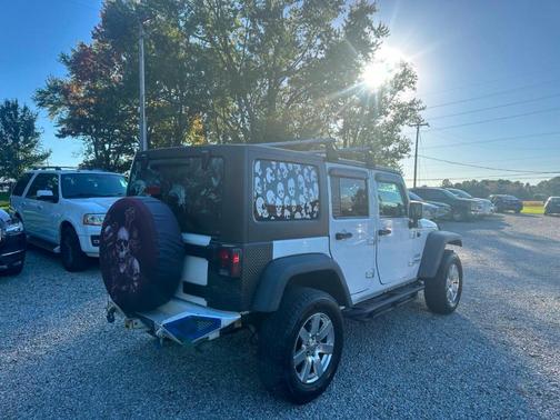 White 2014 Jeep Wrangler Unlimited Sport