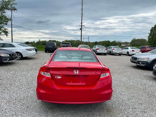 Red 2012 Honda Civic EX