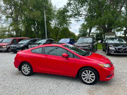 Red 2012 Honda Civic EX