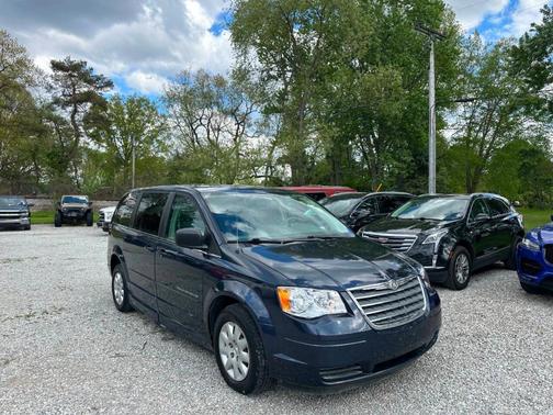 Blue 2009 Chrysler Town & Country LX