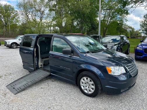 Blue 2009 Chrysler Town & Country LX