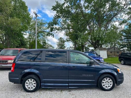 Blue 2009 Chrysler Town & Country LX