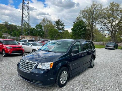 Blue 2009 Chrysler Town & Country LX
