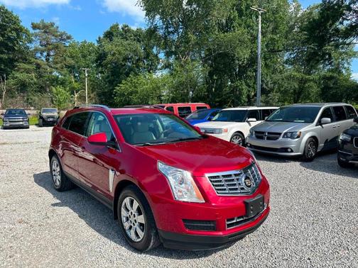 Red 2015 Cadillac SRX Luxury Collection