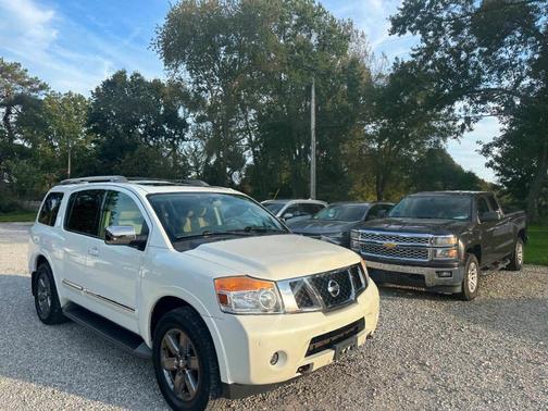Pearl White 2014 Nissan Armada Platinum