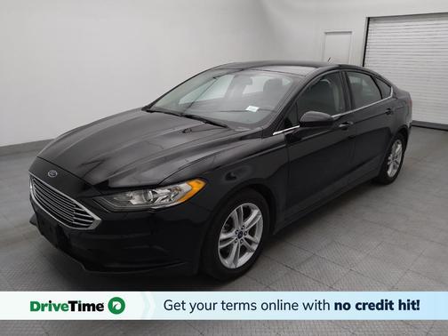 Shadow Black 2018 Ford Fusion SE