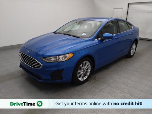 Blue 2020 Ford Fusion SE