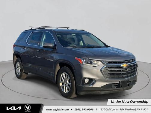 Satin Steel Metallic 2019 Chevrolet Traverse LT Cloth