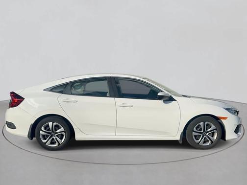 Taffeta White 2018 Honda Civic LX