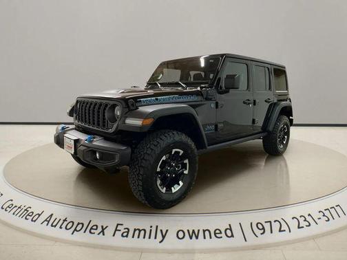 Black Clearcoat 2025 Jeep Wrangler 4xe Rubicon