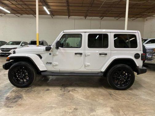 Bright White Clearcoat 2025 Jeep Wrangler 4xe Sahara