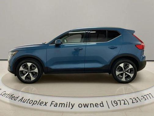 Blue Metallic 2025 Volvo XC40 B5 Plus Bright Theme