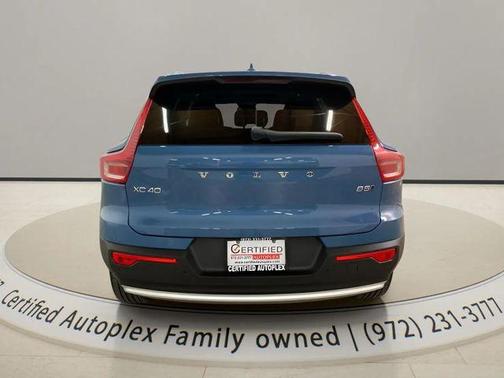 Blue Metallic 2025 Volvo XC40 B5 Plus Bright Theme