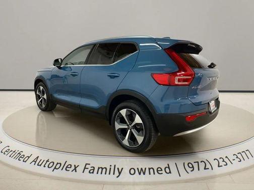 Blue Metallic 2025 Volvo XC40 B5 Plus Bright Theme