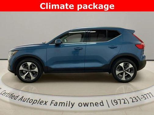 Blue Metallic 2025 Volvo XC40 B5 Plus Bright Theme