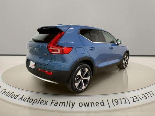 Blue Metallic 2025 Volvo XC40 B5 Plus Bright Theme