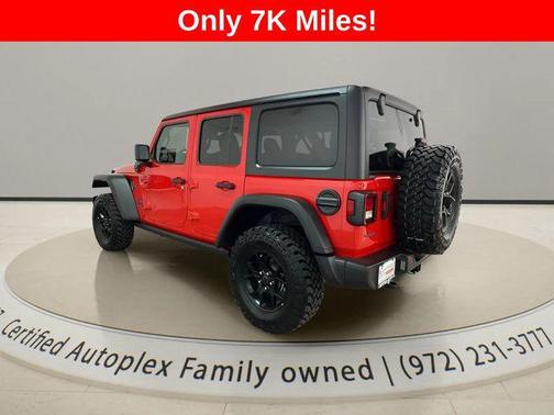 Firecracker Red Clearcoat 2025 Jeep Wrangler 4xe Willys
