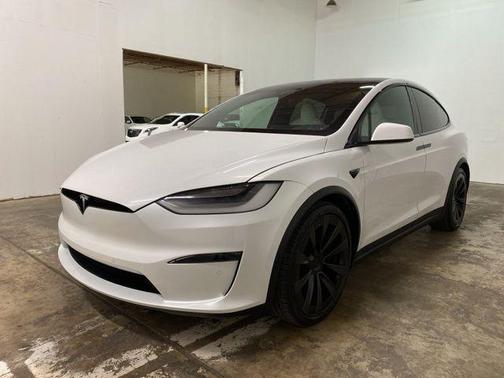 Pearl White 2022 Tesla Model X Dual Motor All-Wheel Drive