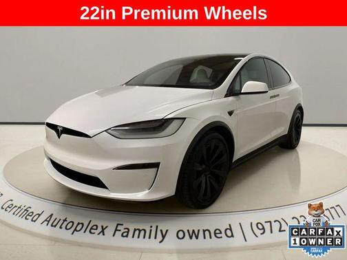 Pearl White 2022 Tesla Model X Dual Motor All-Wheel Drive